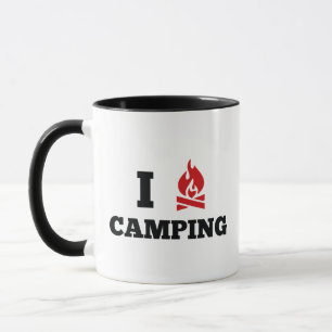 I Liebe Camping Kaffee Tasse