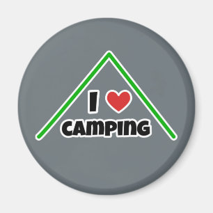 I LIEBE CAMPING MAGNET