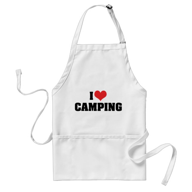 I LIEBE CAMPING SCHÜRZE (Vorne)