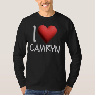 I Liebe Camryn Name Personalisiert Girl Friend T-Shirt