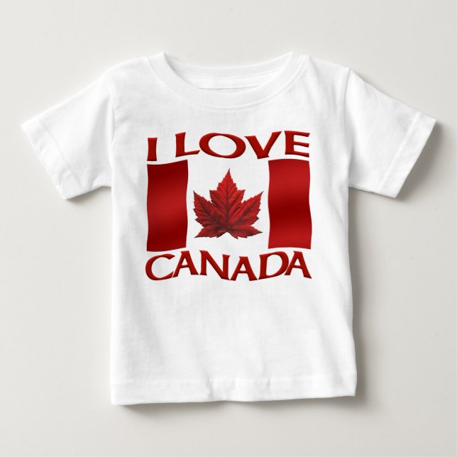 I Liebe Canada Baby Shirt Canada Baby Souvenirs (Vorderseite)