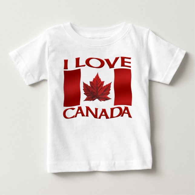 I Liebe Canada Baby Shirt Canada Baby Souvenirs (Vorderseite)