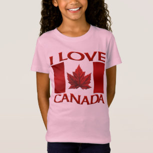 I Liebe Canada Kid's Souvenir Canada Day Shirt