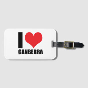 I Liebe Canberra Gepäckanhänger