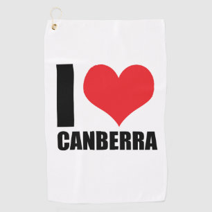 I Liebe Canberra Golfhandtuch