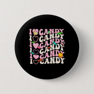 I Liebe Candy Halloween-Party Niedlich Trick oder Button
