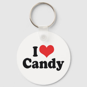 I Liebe Candy Schlüsselanhänger
