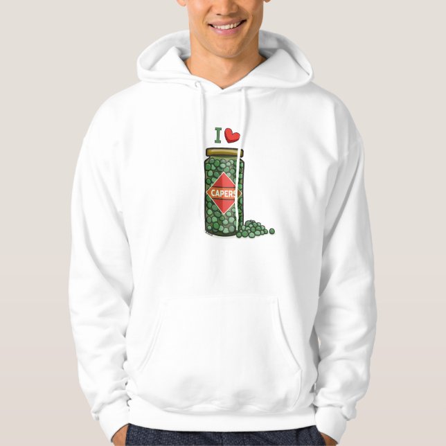 I Liebe Capers Hoodie (Vorderseite)
