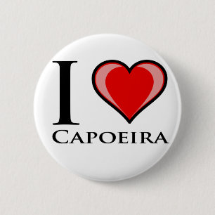 I Liebe Capoeira Button