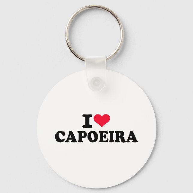 I Liebe Capoeira Schlüsselanhänger (Vorderseite)
