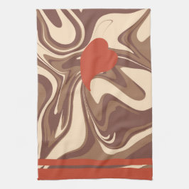 I Liebe Cappuccino 2 Küchentücher