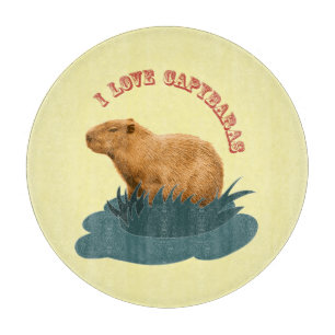 I Liebe Capybaras Schneidebrett