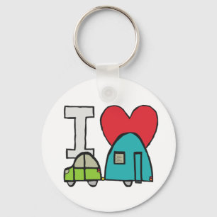 I Liebe Caravanning Schlüsselanhänger