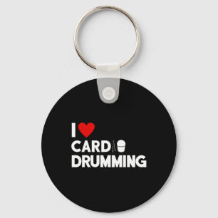 I Liebe Cardio Drumming Gym Fitness Cl Workout Schlüsselanhänger