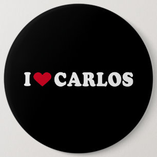 I LIEBE CARLOS BUTTON