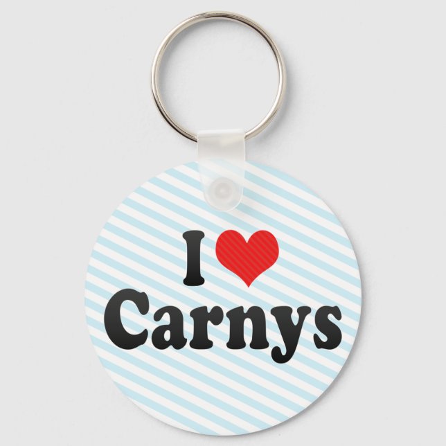 I Liebe Carnys Schlüsselanhänger (Vorderseite)
