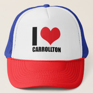 I Liebe Carrollton Truckerkappe
