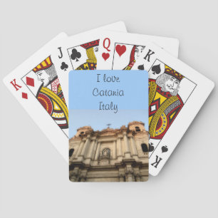 I Liebe Catania Italien Spielkarten