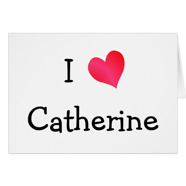 I Liebe Catherine (Vorderseite (Horizontal))