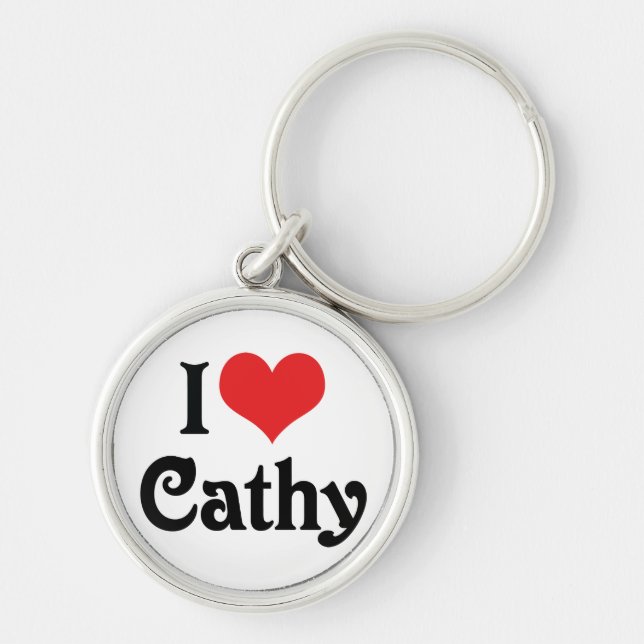 I Liebe Cathy Schlüsselanhänger (Vorne)