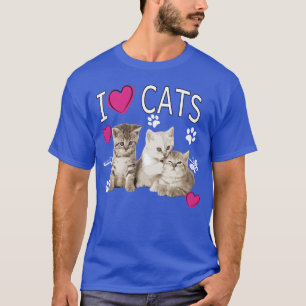 I Liebe Cats Cat Lover I Liebe Kitten Junge T-Shirt
