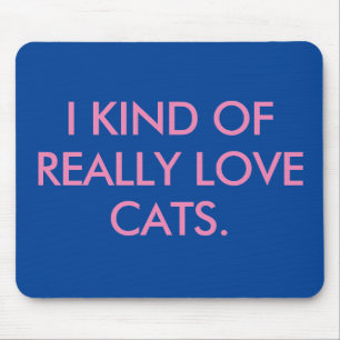 I Liebe Cats Maus Pad Mousepad