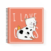 I Liebe Cats - Zeichnend Notebook