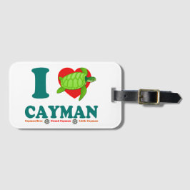 I Liebe Cayman Gepäckanhänger
