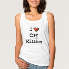 I Liebe CH Kätzchen Tank Top
