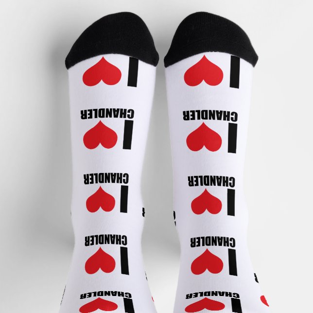 I Liebe Chandler Socken (Oben)