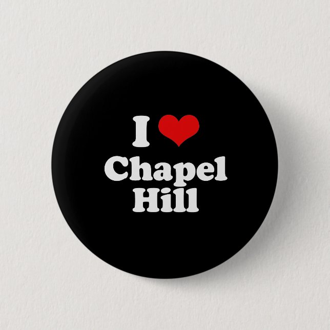 I Liebe-Chapel- Hillt-shirt Weiß-T-Shirt Button (Vorderseite)
