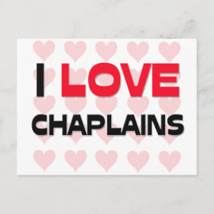 I LIEBE CHAPLAINS POSTKARTE