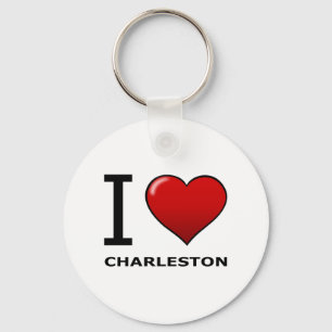 I LIEBE CHARLESTON, SC - SOUTH CAROLINA SCHLÜSSELANHÄNGER