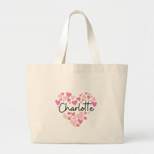 I Liebe Charlotte Jumbo Stoffbeutel