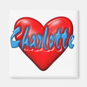 I Liebe Charlotte Magnet