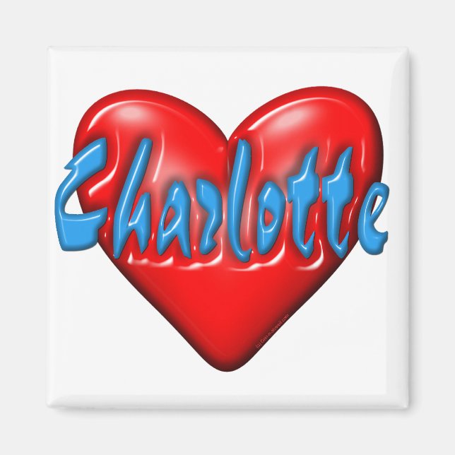 I Liebe Charlotte Magnet (Vorne)