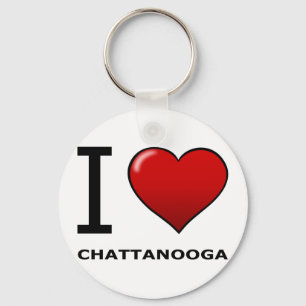 I LIEBE CHATTANOOGA, TN - TENNESSEE SCHLÜSSELANHÄNGER