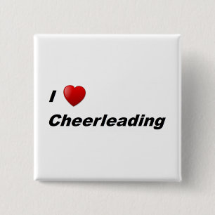 I Liebe Cheerleader Button