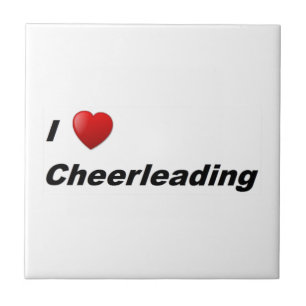 I Liebe Cheerleader Fliese