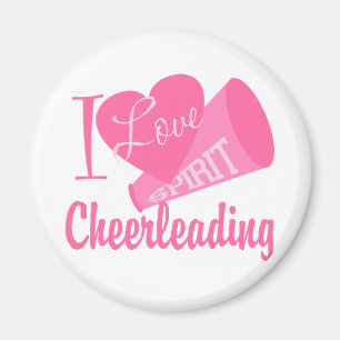 I Liebe Cheerleader Magnet