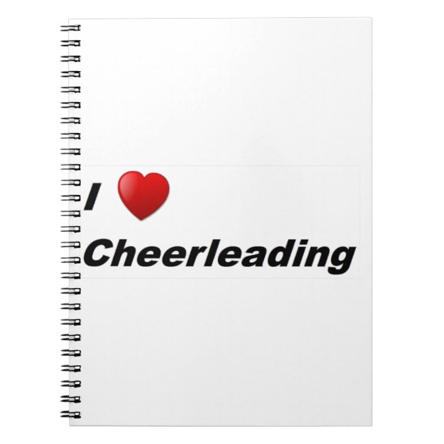 I Liebe Cheerleader Notizblock (Vorderseite)