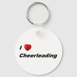 I Liebe Cheerleader Schlüsselanhänger