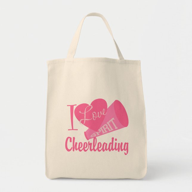 I Liebe Cheerleader Tragetasche (Vorne)