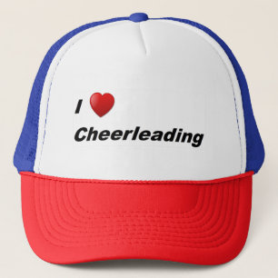 I Liebe Cheerleader Truckerkappe