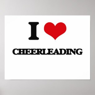 I Liebe Cheerleading Poster