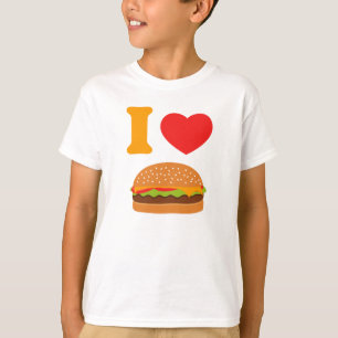 I Liebe-Cheeseburger T-Shirt