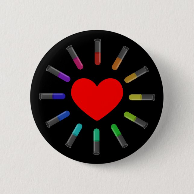 I Liebe-Chemie Button (Vorderseite)