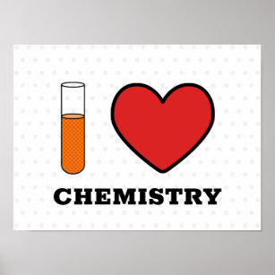 I Liebe Chemie Poster
