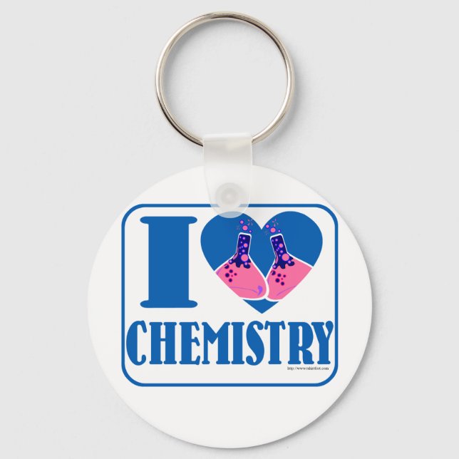 I Liebe Chemie Schlüsselanhänger (Vorderseite)