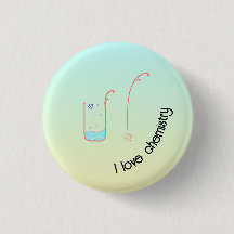 I Liebe Chemietaste mit Becherdesign